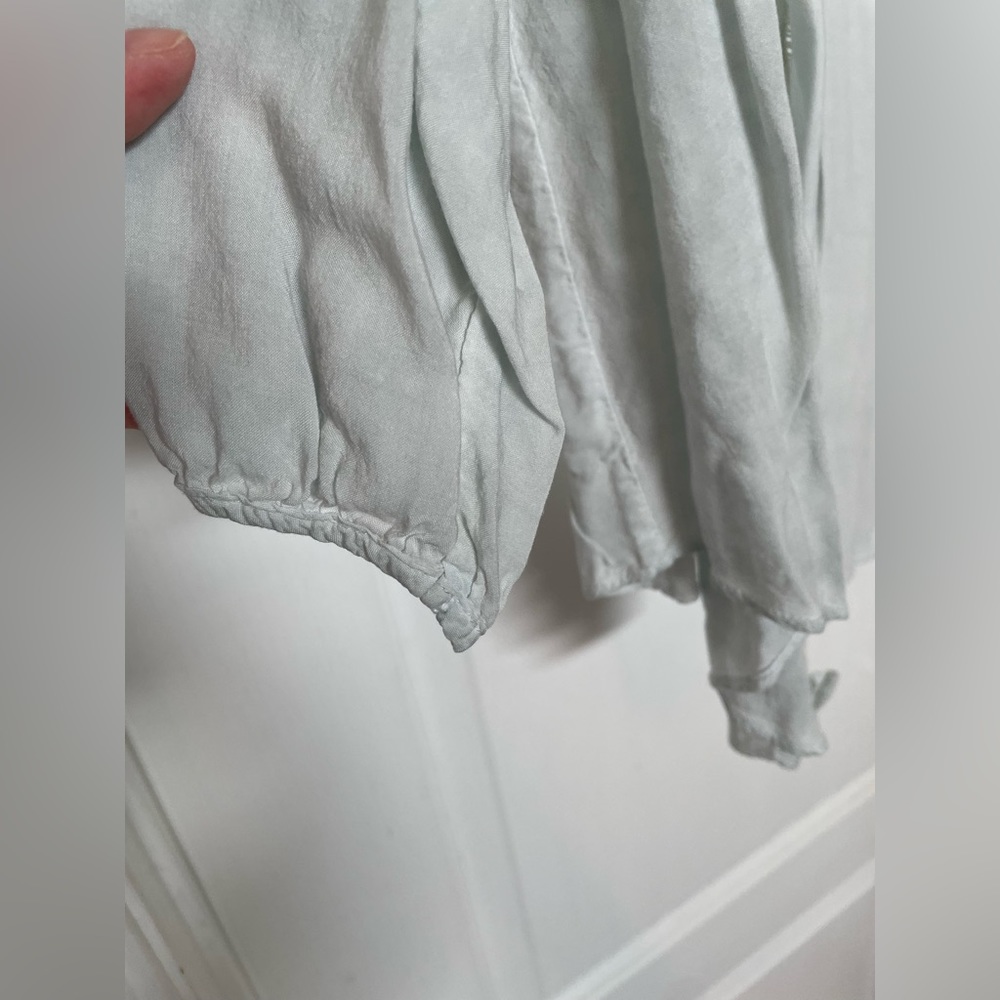 Victoria’s Secret open front robe size Med/Large- pale aqua - Picture 3 of 6